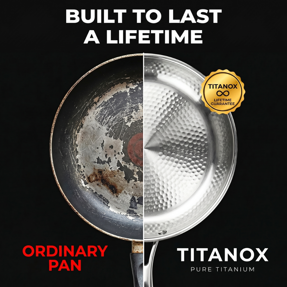 100% Pure Titanium Pan — TITANOX®