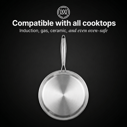 100% Pure Titanium Crepe Pan (11-Inch) — TITANOX®