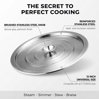 Universal Stainless Steel Lid — TITANOX®