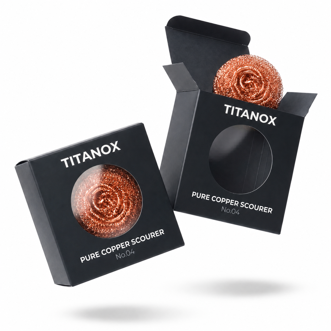 2 Pure Copper Scrubbers — TITANOX®