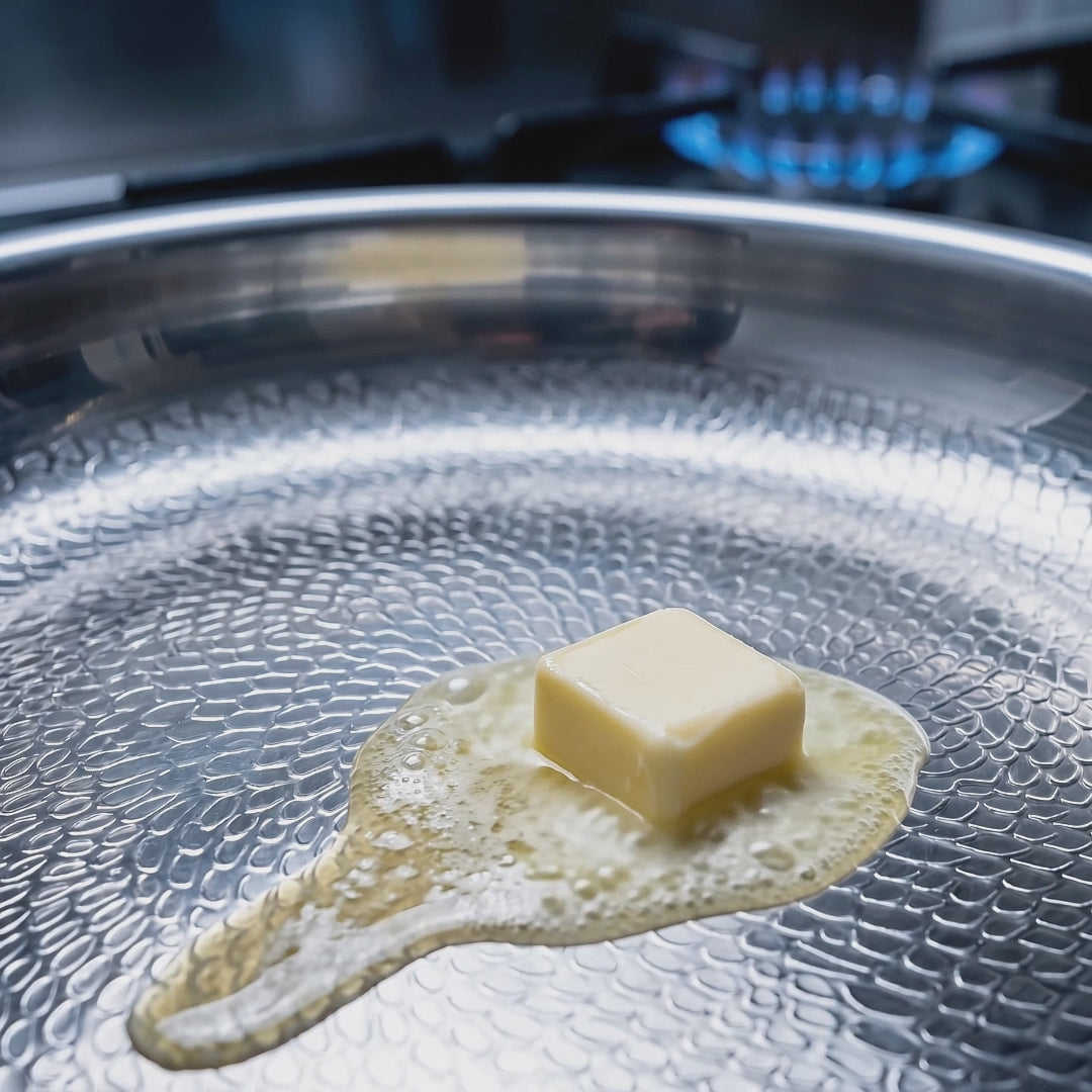 TITANOX pure titanium pan in action